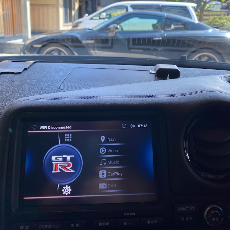 GTR R35のAndroid CarPlay