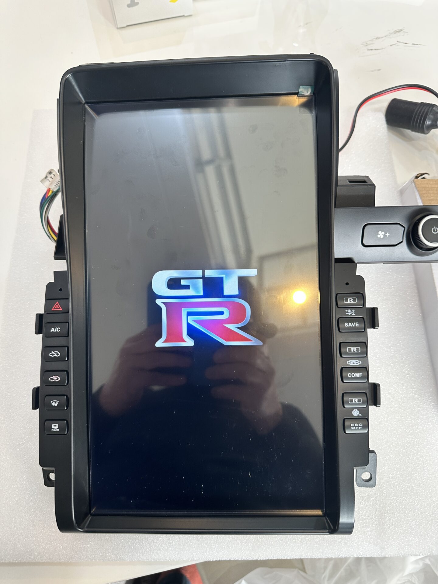 NISSAN GT-R R35 テスラモニタータイプ Android audio navi – パン君のガレージ